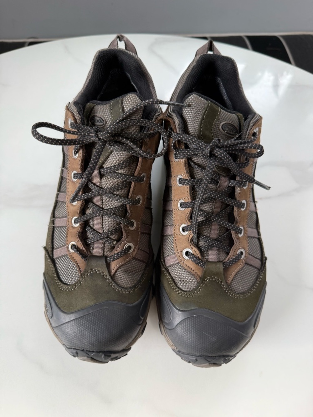 Oboz Men's Green/Brown Hiking Shoes - Durable Trail Footwear - Picture 4 of 9